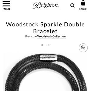 Brighton Black Sparkle Double Bracelet